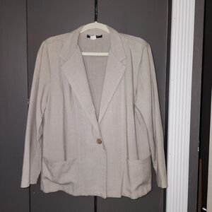 Women's Vintage Beige Blazer